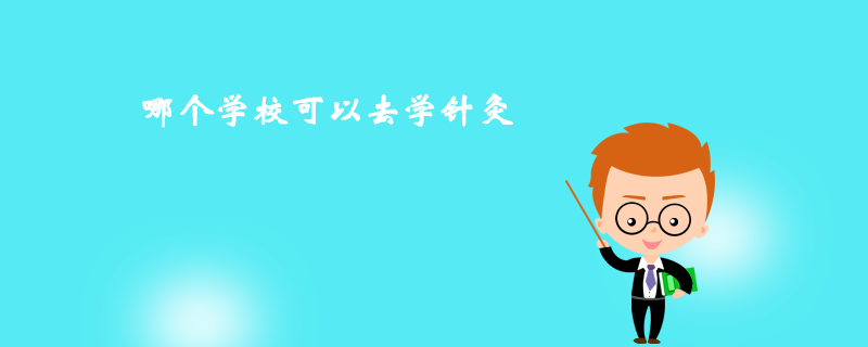 那個(gè)學(xué)?？梢匀W(xué)針灸