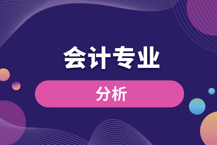 會(huì)計(jì)專業(yè)分析